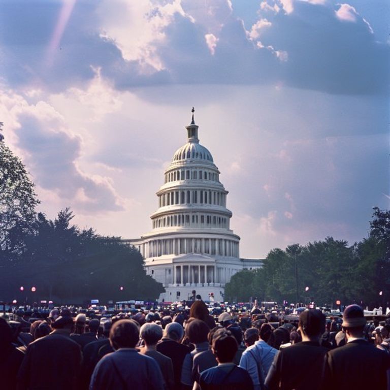 A photograph of government or policy centers