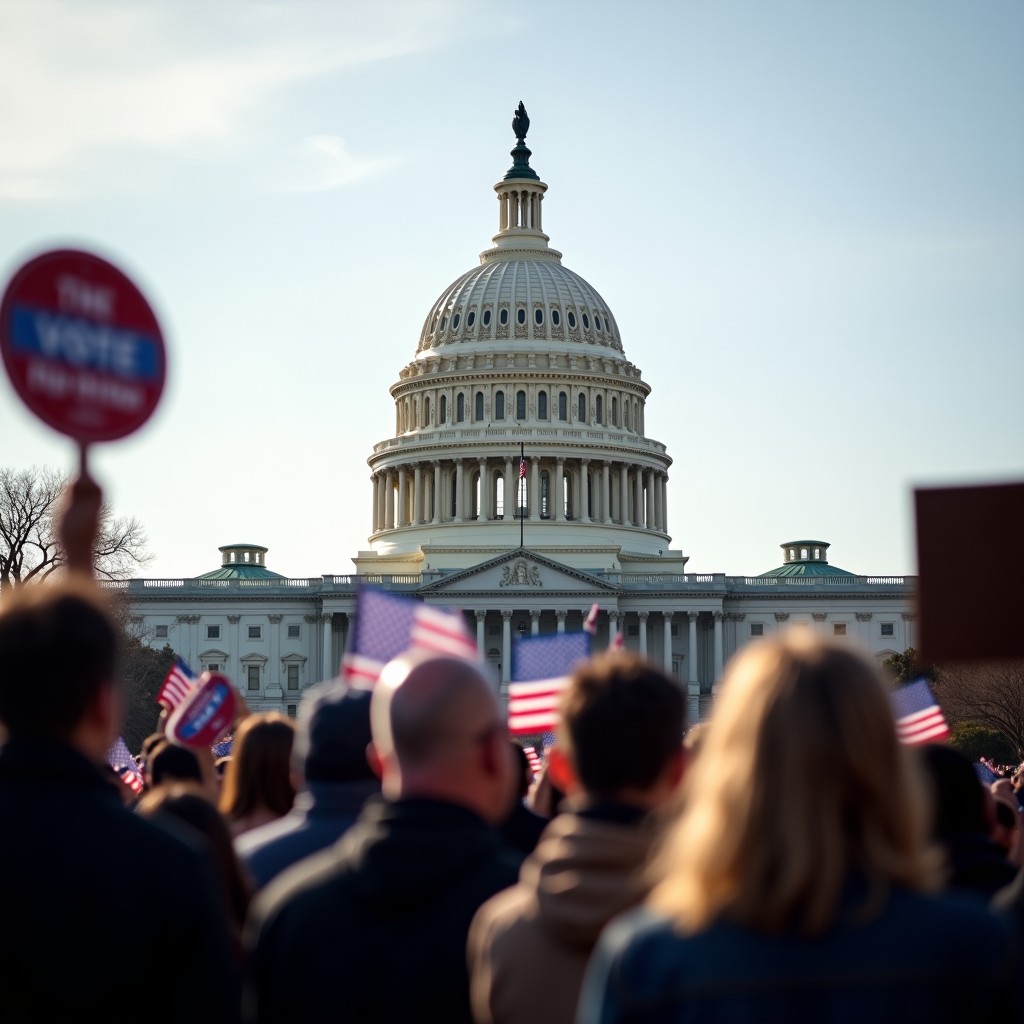 A photograph of government or policy centers
