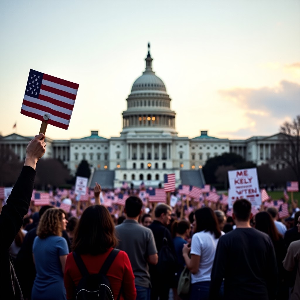 A photograph of government or policy centers