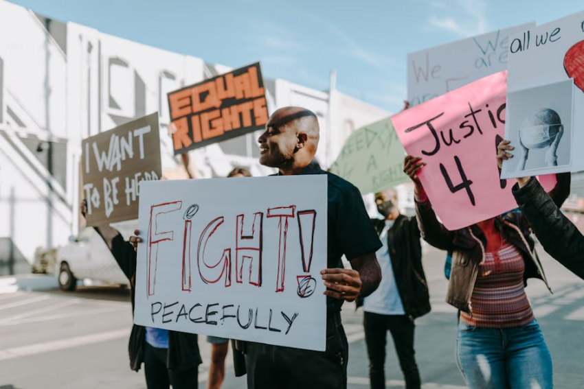 Civil rights demonstration — photo via Pexels