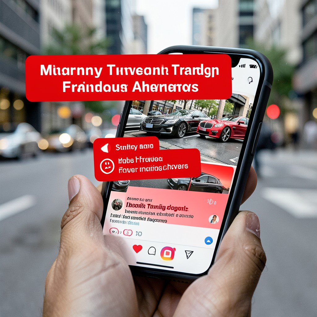 Social media investment scam warning