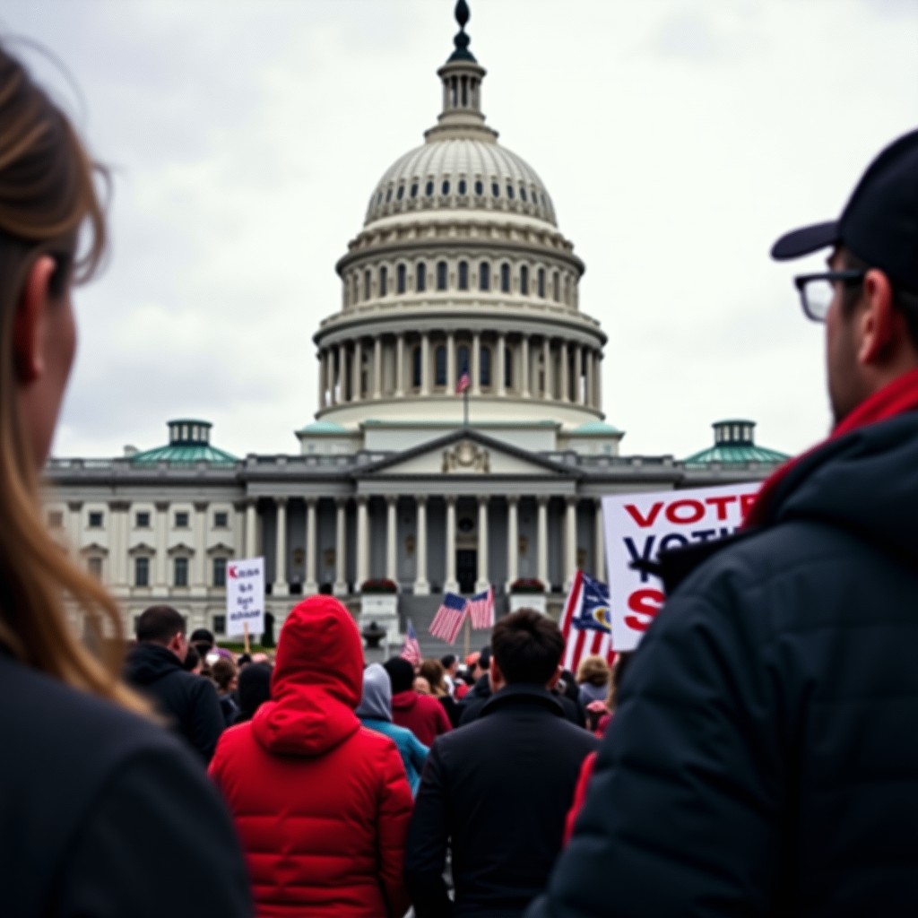 A photograph of government or policy centers