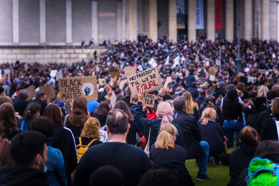 Community rally for justice — photo via Pexels