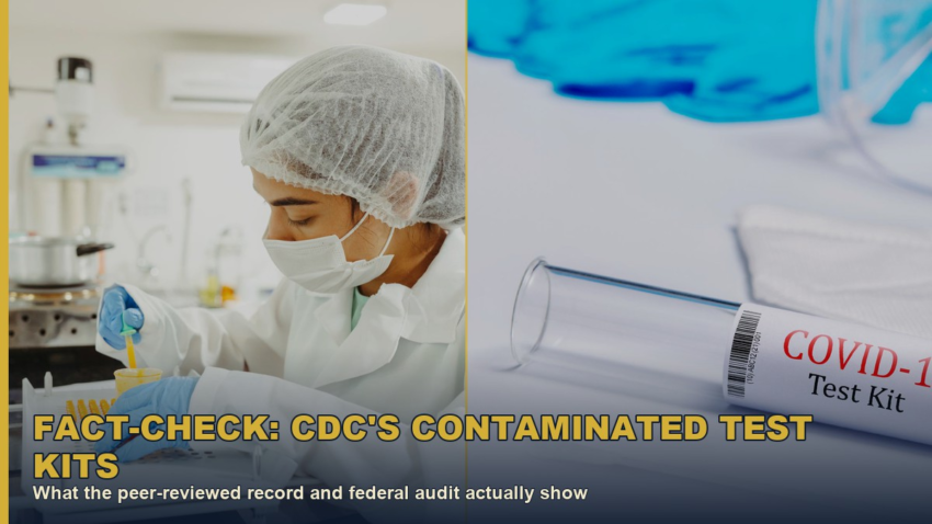 Fact-Check: CDC's Contaminated Test Kits