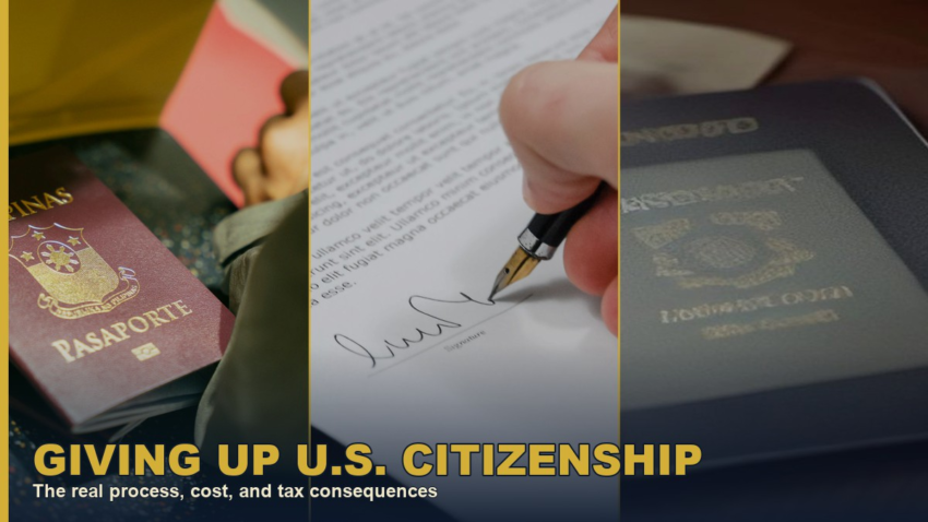 Giving Up U.S. Citizenship