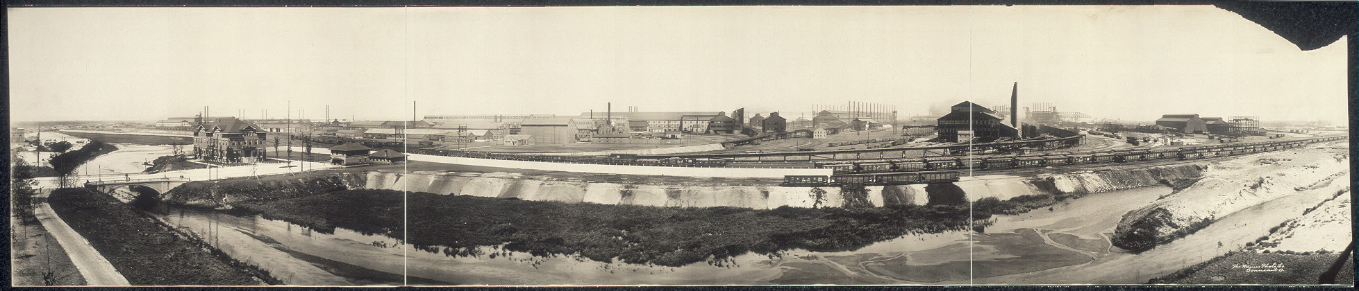 Indiana Steel Company mills in Gary, Indiana, 1910