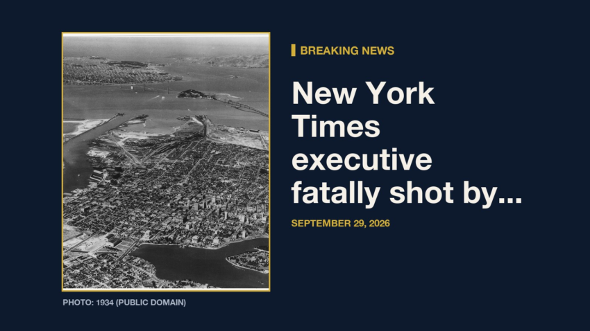 Breaking News: New York Times executive fatally shot by elderly in-laws, police say