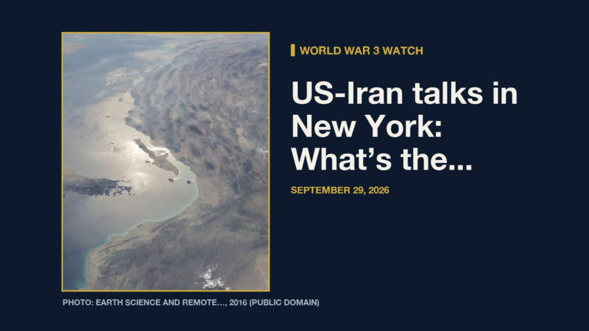 World War 3 Watch: World War 3 Watch: US-Iran talks in New York: What’s the latest?