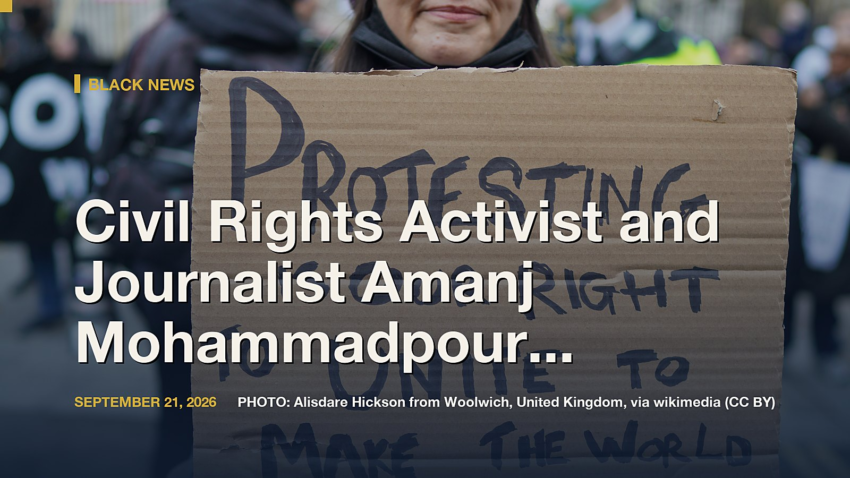 Civil Rights Activist and Journalist Amanj Mohammadpour Arrested in Bukan