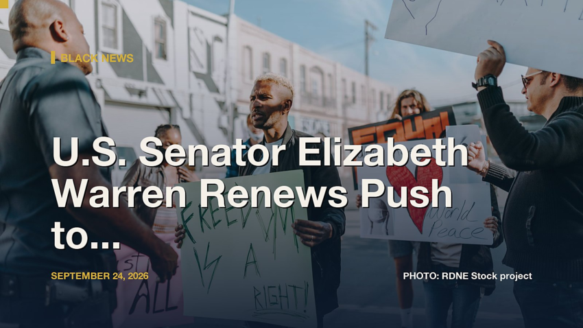 U.S. Senator Elizabeth Warren Renews Push to Expand Youth Access to