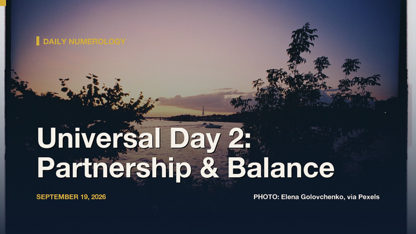 Universal Day Number 2, September 19, 2026: Isis, Nephthys, and What the Actual Research Says About Partnership