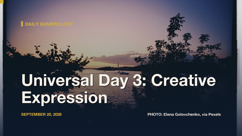 Universal Day Number 3, September 20, 2026: Ptah, Signifyin(g), and What the Actual Research Says About Creativity