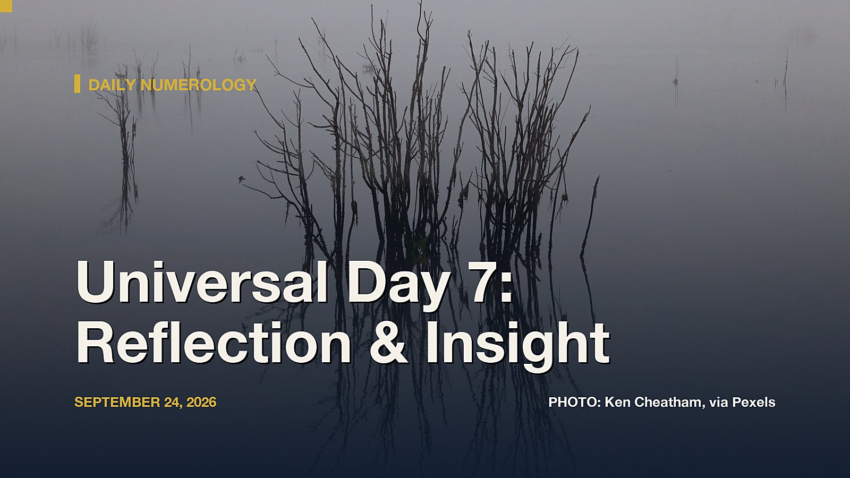 Universal Day Number 7, September 24, 2026: Thoth, the Griot Tradition, and What the Actual Research Says About Insight