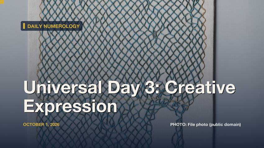 Universal Day Number 3, October 1, 2026: Ptah, Signifyin(g), and What the Actual Research Says About Creativity