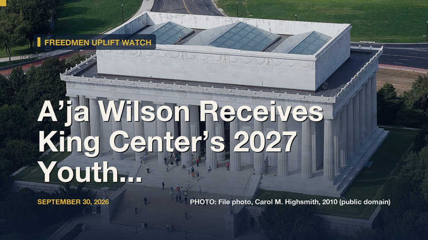 A’ja Wilson Receives King Center’s 2027 Youth Influencer Award