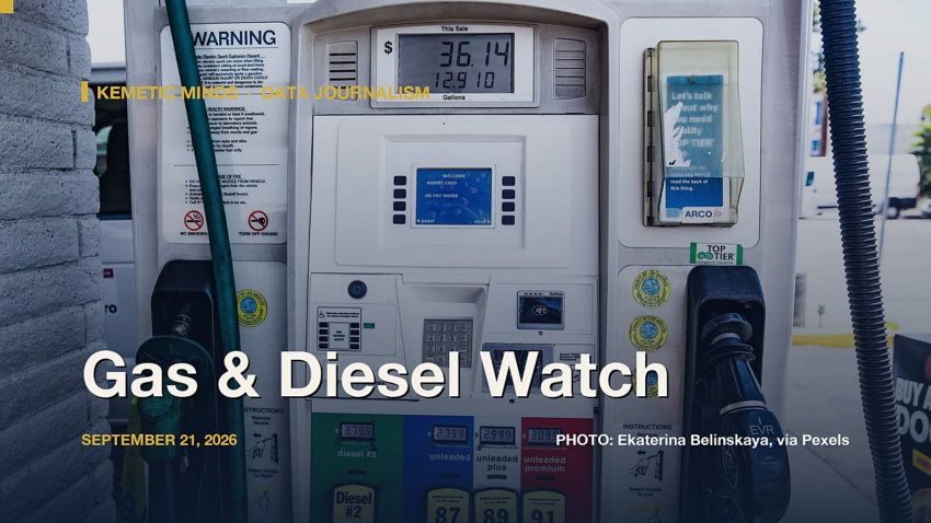 Fuel pump with rising diesel and gasoline prices