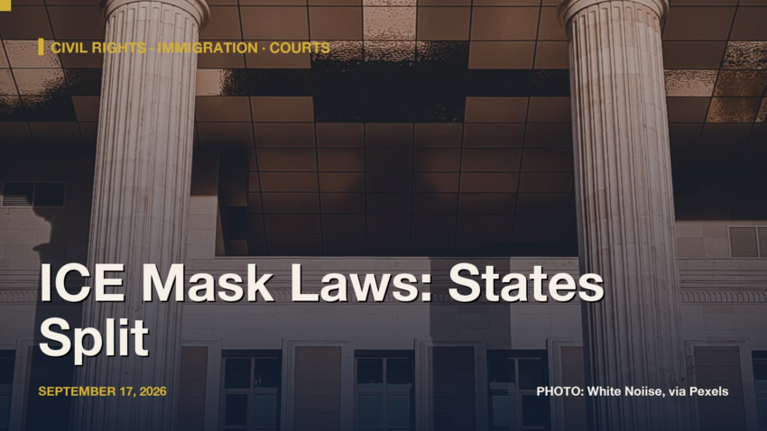 ICE Mask Laws: States Split