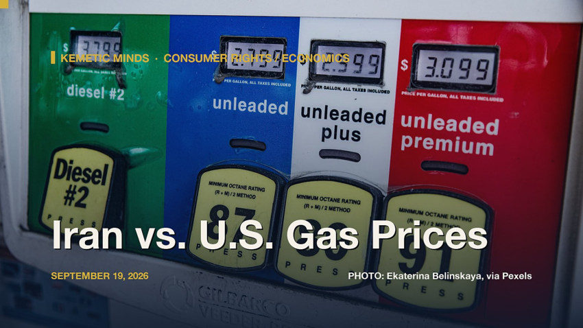 Gas Prices: Iran vs. the United States, September 2026 — Do the Math Yourself