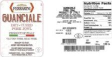 Product label from the USDA FSIS recall notice