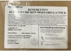 Product label from the USDA FSIS recall notice