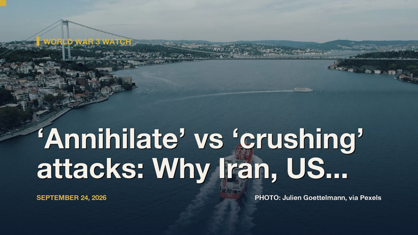 World War 3 Watch: ‘Annihilate’ vs ‘crushing’ attacks: Why Iran, US up rhetoric amid talks
