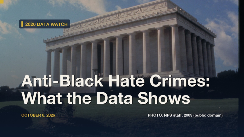 Anti-Black Hate Crimes So Far in 2026: The Numbers We Have and the National Count We Do Not