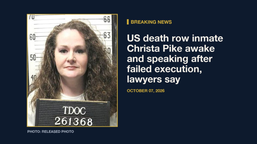 This handout picture dated January 12, 2023, provided by the Tennessee Department of Correction, shows convicted US murderer Christa Pike, the only person to have survived execution by lethal injection in the US [AFP]