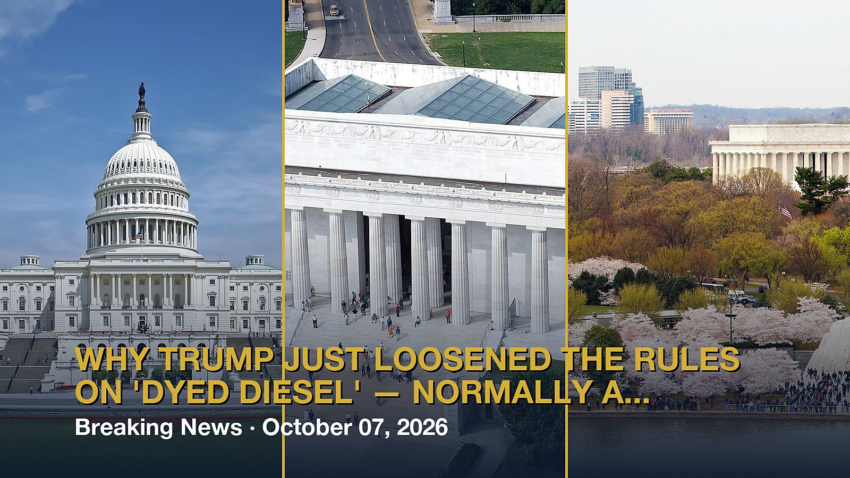 Why Trump just loosened the rules on 'dyed diesel' — normally a farm fuel