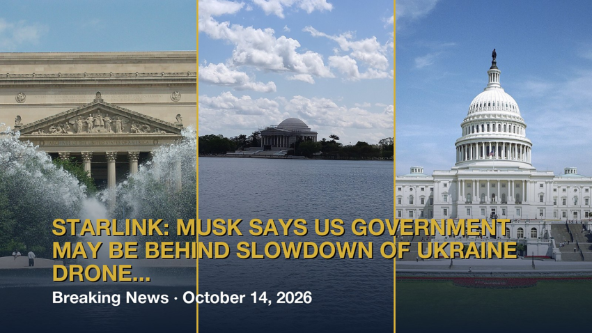 Starlink: Musk says US government may be behind slowdown of Ukraine drone speeds
