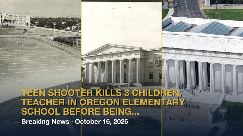 Teen shooter kills 3 children, teacher in Oregon elementary school before being shot by byst...