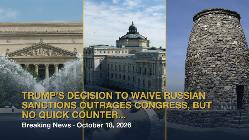 Trump’s decision to waive Russian sanctions outrages Congress, but no quick counter seen