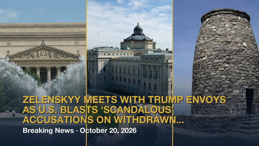 Zelenskyy meets with Trump envoys as U.S. blasts ‘scandalous’ accusations on withdrawn support