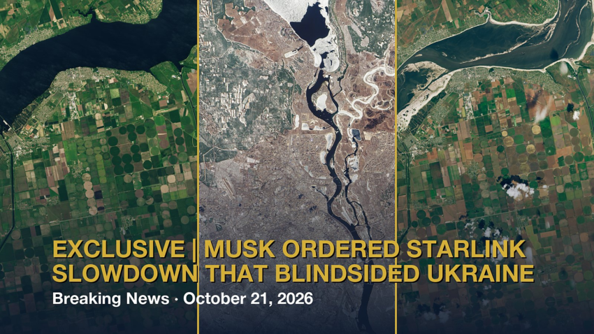 Exclusive | Musk Ordered Starlink Slowdown That Blindsided Ukraine