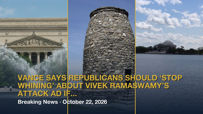 Vance says Republicans should ‘stop whining’ about Vivek Ramaswamy’s attack ad if they want...