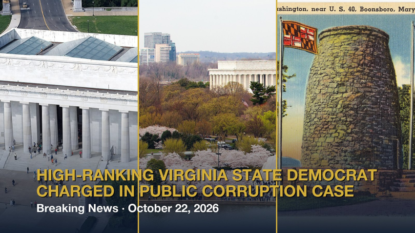 High-ranking Virginia state Democrat charged in public corruption case