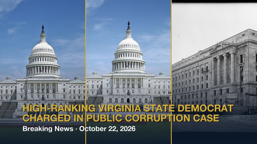 High-ranking Virginia state Democrat charged in public corruption case