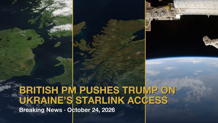 British PM pushes Trump on Ukraine’s Starlink access