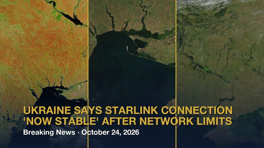 Ukraine says Starlink connection 'now stable' after network limits