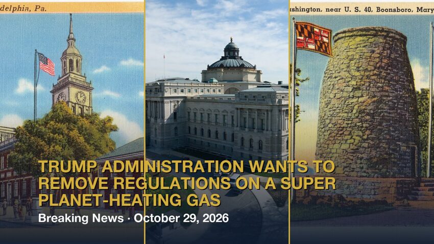 Trump administration wants to remove regulations on a super planet-heating gas