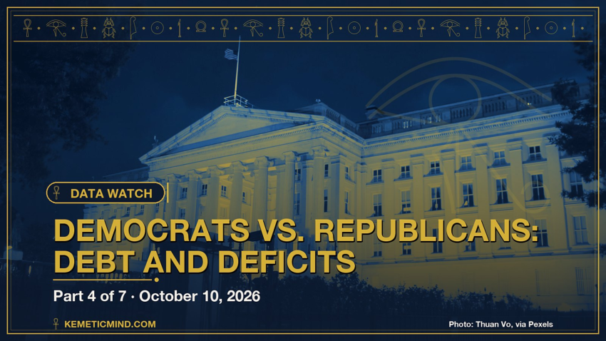 Democrats vs. Republicans: Debt and deficits. Photo: Thuan Vo, via Pexels