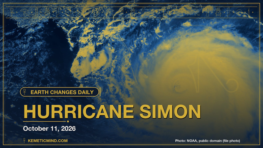 Hurricane Simon. Photo: NOAA, public domain (file photo)