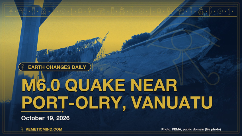 M6.0 Quake Near Port-Olry, Vanuatu. Photo: FEMA, public domain (file photo)