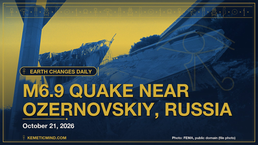 M6.9 Quake Near Ozernovskiy, Russia. Photo: FEMA, public domain (file photo)