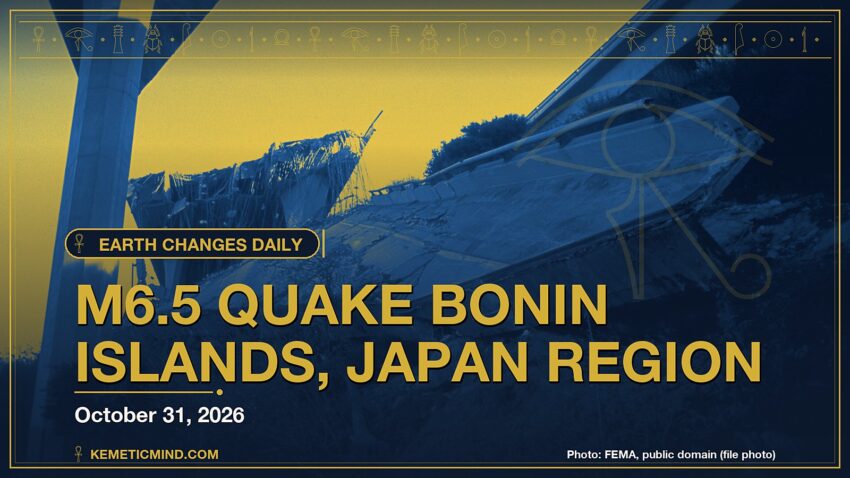 M6.5 Quake Bonin Islands, Japan region. Photo: FEMA, public domain (file photo)