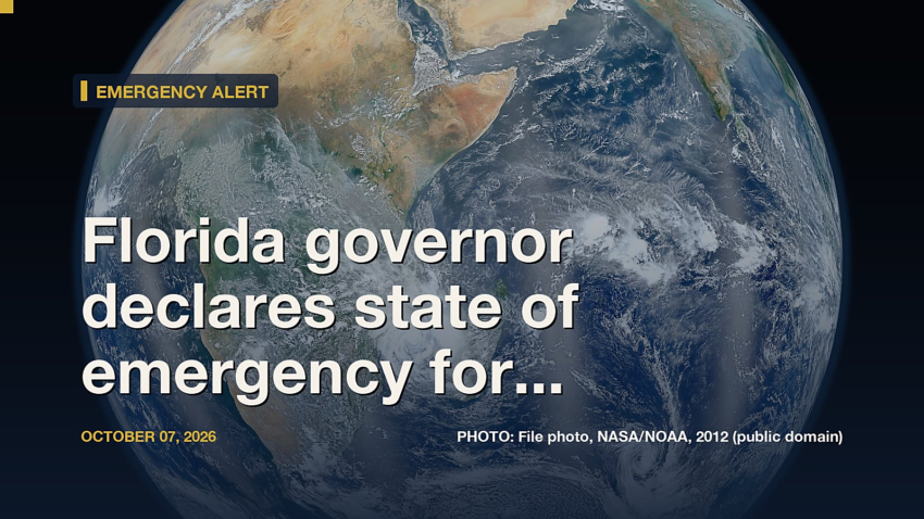 Florida governor declares state of emergency for 25 counties ahead of Tropical Depression 9