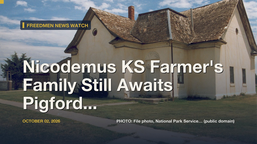 Nicodemus KS Farmer's Family Still Awaits Pigford Payout