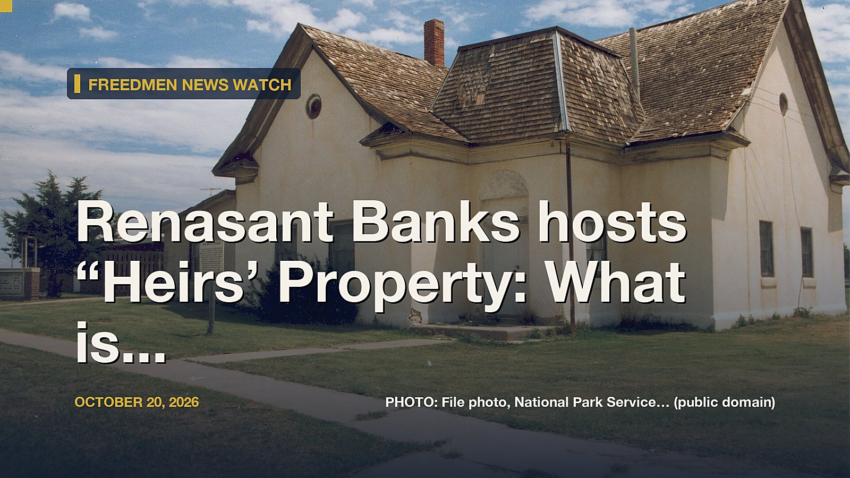 Renasant Banks hosts “Heirs’ Property: What is it? How can I protect it?”