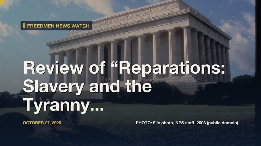 Review of “Reparations: Slavery and the Tyranny of Imaginary Guilt” by Nigel Biggar