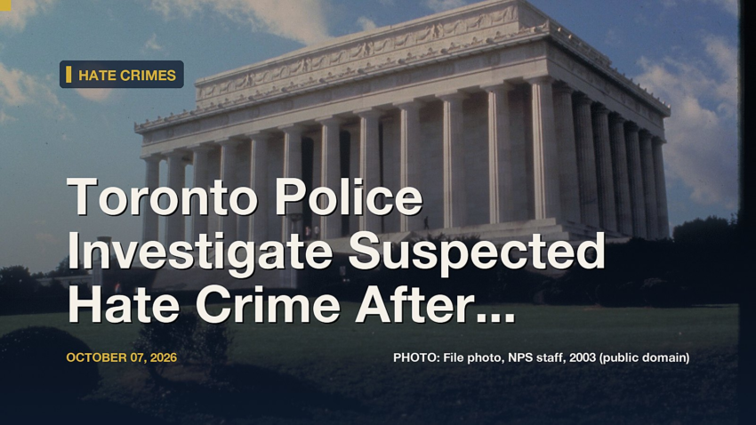 Toronto Police Investigate Suspected Hate Crime After Israeli Flags Burned
