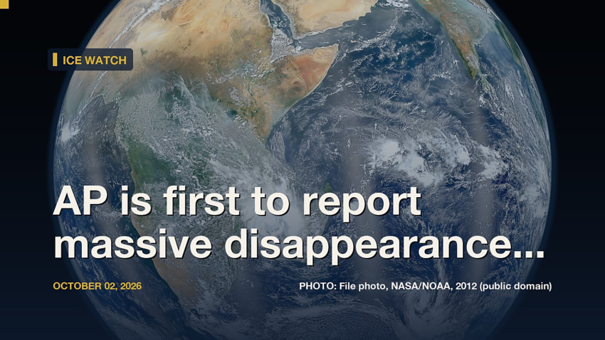 ICE Watch: AP is first to report massive disappearance of names from online immigrant detainee locator